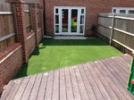 Fake grass on any lawn